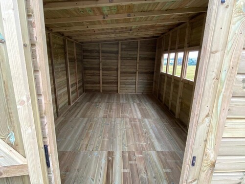 #P033 16x10 Pent Shed