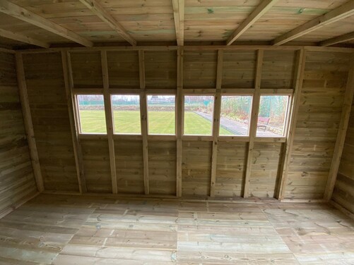 #P033 16x10 Pent Shed