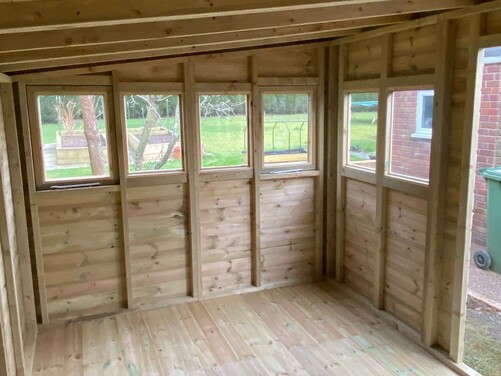 #P037 14x8 Pent Shed Workshop