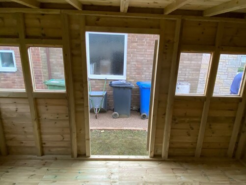 #P037 14x8 Pent Shed Workshop