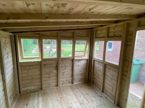 #P037 14x8 Pent Shed Workshop