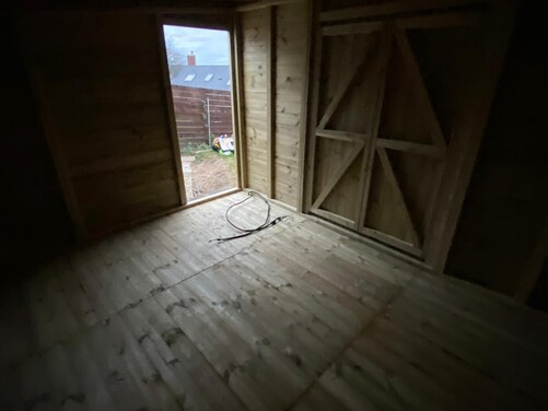 #P038 12x10 Pent Shed