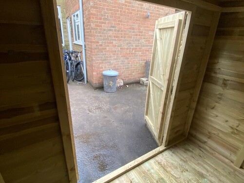 #P044 8x5 Pent Storage Shed