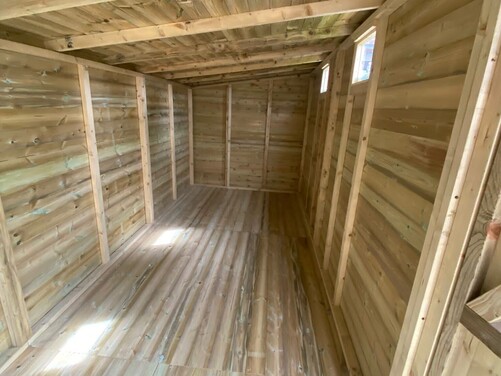 #P047 18x8 Pent Shed