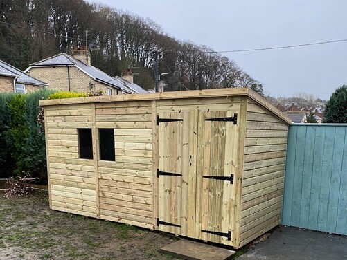 #P048 14x6 Pent Shed
