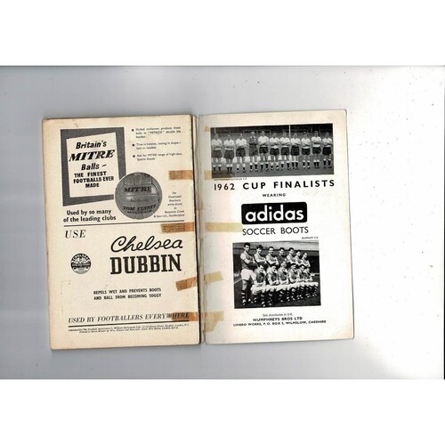 1962/63 The Official FA Year Book