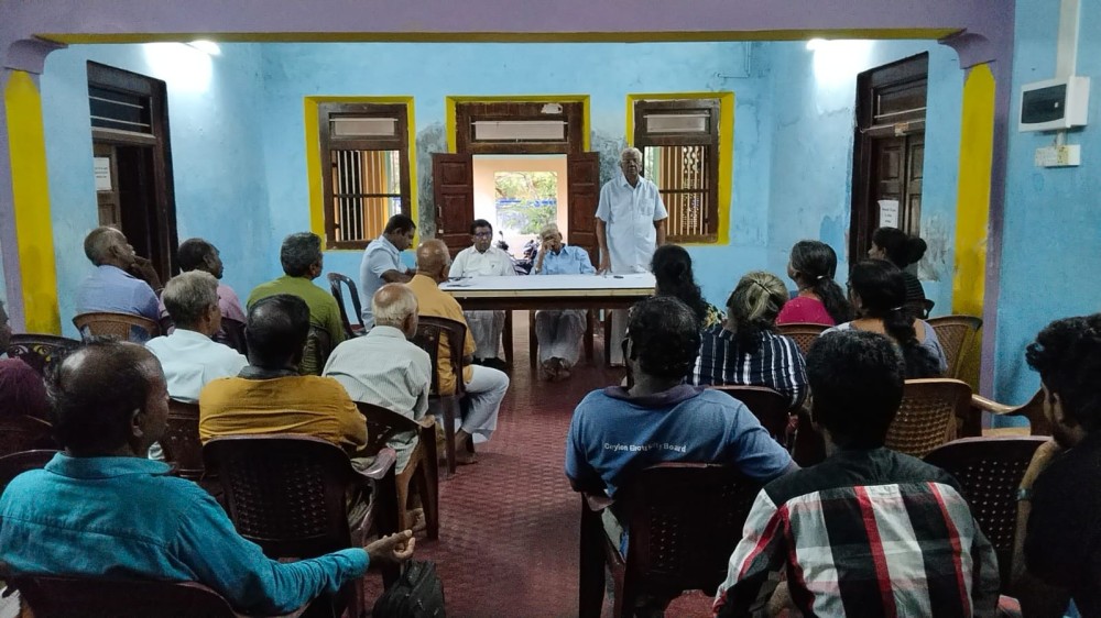 இலங்கை தமிழரசு கட்சியின் வட்டுக்கோட்டை தொகுதிக் கிளையின் நிர்வாகத் தெரிவு