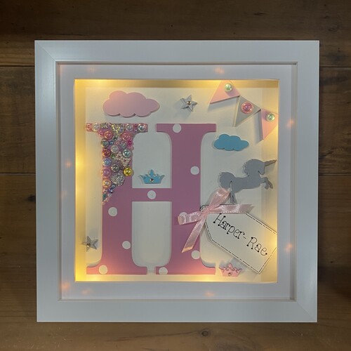 LED Initial Frame ( clouds & stars )