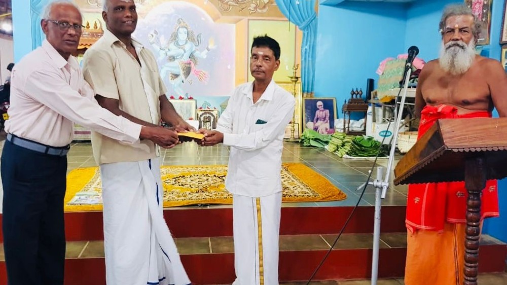 இந்த வாரம் சந்நிதியான் ஆச்சிரமத்தால் பல்வேறு உதவிகள்