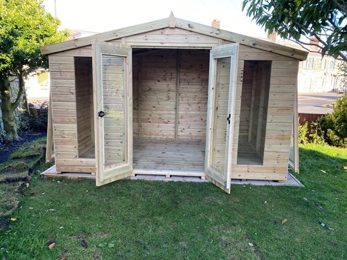 #SHA073 12x8 Apex Summer House