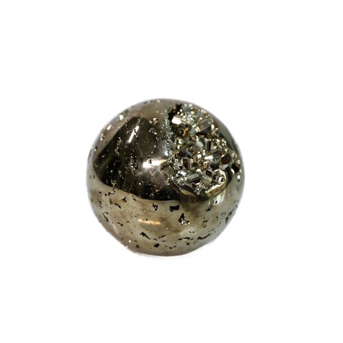 Lemurian Quartz and Pyrite Sphere Gift Set