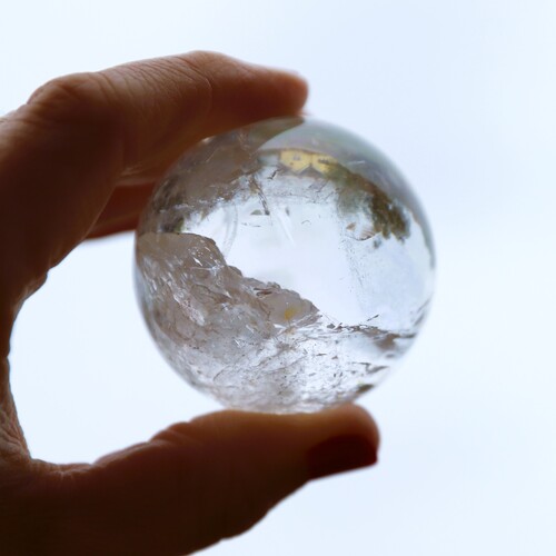 Lemurian Quartz and Pyrite Sphere Gift Set