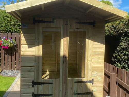 #SHA033 8x6 Apex Summer House