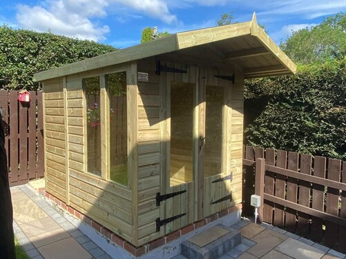 #SHA033 8x6 Apex Summer House