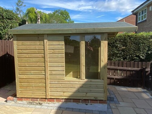 #SHA033 8x6 Apex Summer House