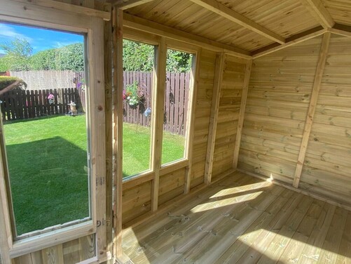 #SHA033 8x6 Apex Summer House