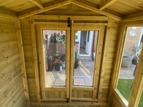 #SHA033 8x6 Apex Summer House