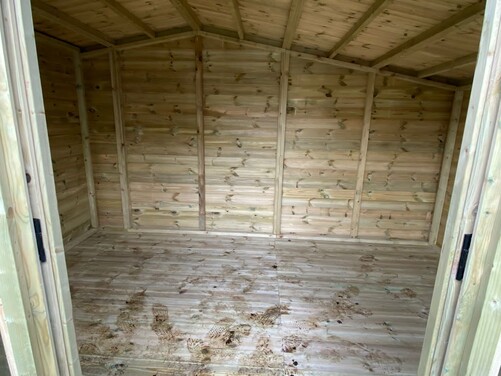 #SHA034 18x8 Apex Summer House Combi