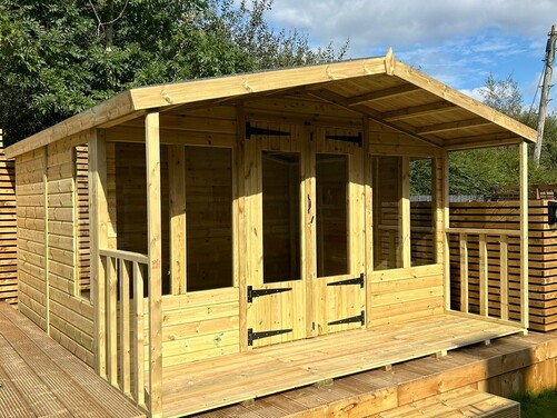 #SHA025 12x12 Apex Summer House