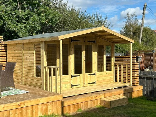 #SHA025 12x12 Apex Summer House