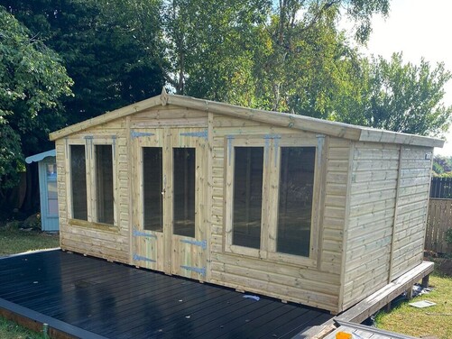 #SHA039 16x10 Apex Summer House