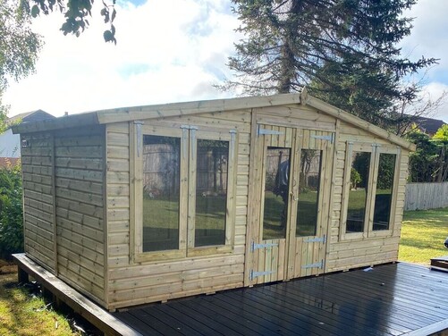 #SHA039 16x10 Apex Summer House