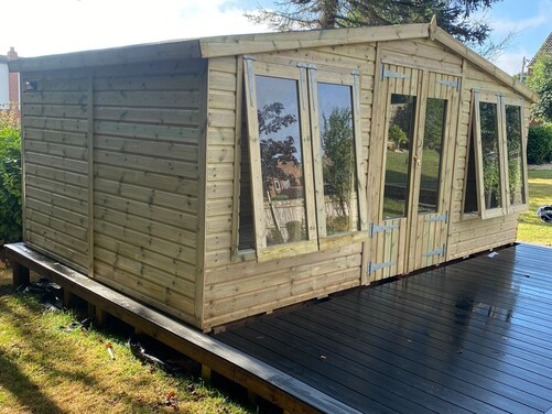 #SHA039 16x10 Apex Summer House