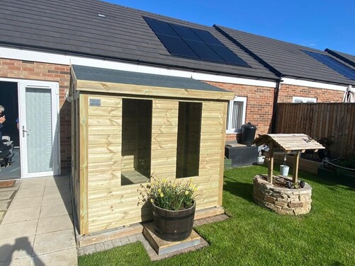 #SHA040 8x8 Apex Summer House