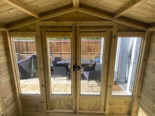 #SHA040 8x8 Apex Summer House