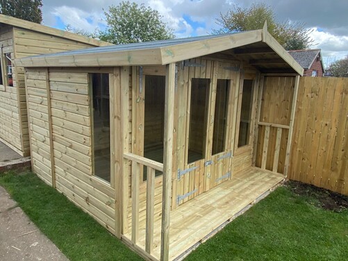 #SHA043 10x10 Apex Summer House