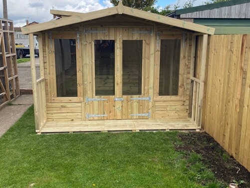 #SHA043 10x10 Apex Summer House