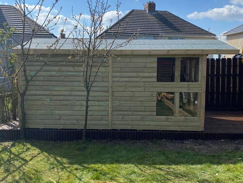 #SHA046 14x8 Apex Summer House