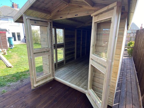 #SHA046 14x8 Apex Summer House