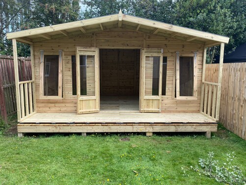 #SHA048 16x15 Apex Summer House