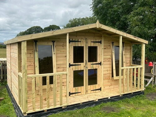 #SHA051 14x12 Apex Summer House