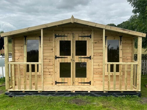 #SHA051 14x12 Apex Summer House