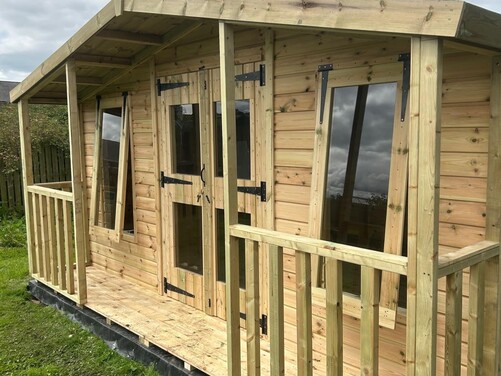 #SHA051 14x12 Apex Summer House