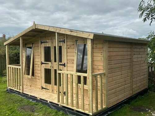 #SHA051 14x12 Apex Summer House