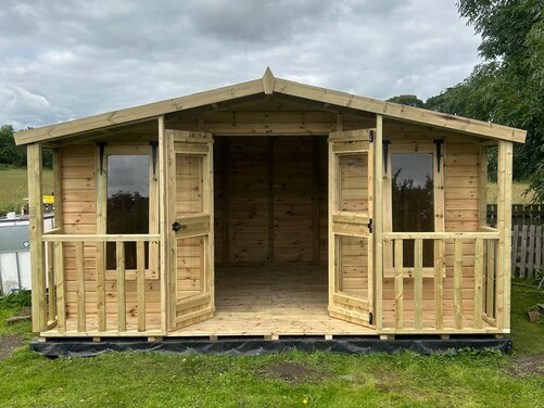 #SHA051 14x12 Apex Summer House