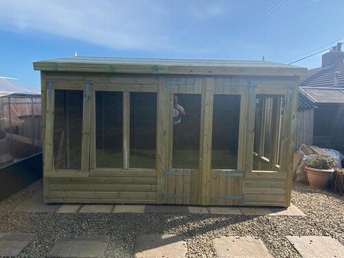 #SHA053 12x10 Apex Summer House