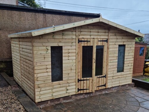 #SHA054 14x11 Apex Summer House