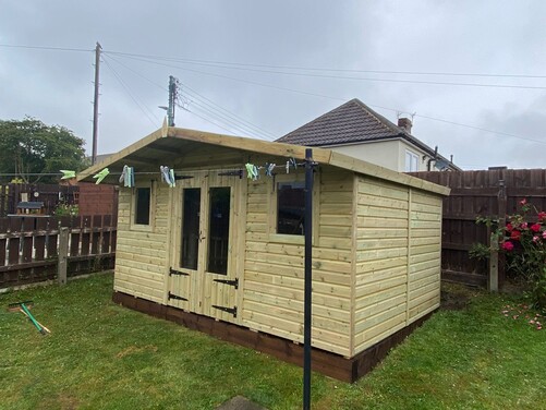 #SHA056 14x10 Apex Summer House