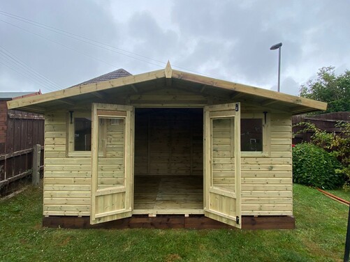 #SHA056 14x10 Apex Summer House