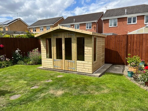 #SHA057 10x8 Apex Summer House