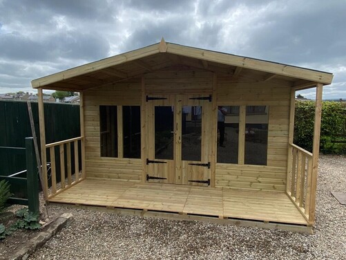 #SHA058 18x14 Apex Summer House