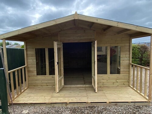 #SHA058 18x14 Apex Summer House