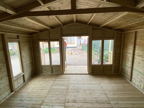 #SHA058 18x14 Apex Summer House