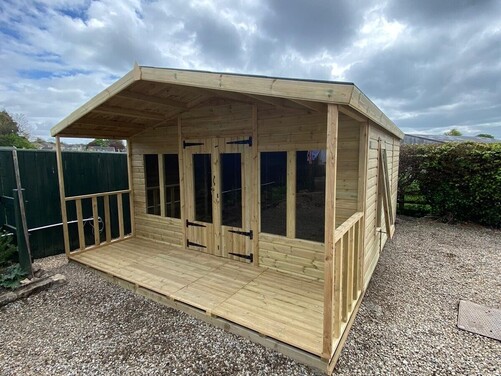 #SHA058 18x14 Apex Summer House