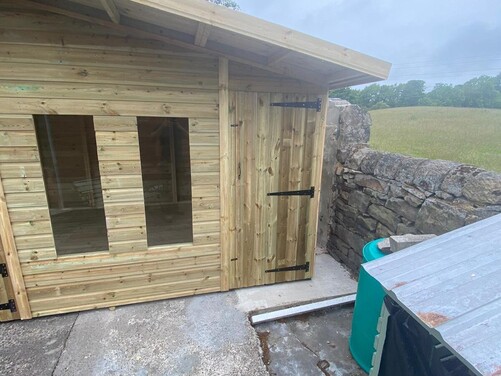 #SHA060 20x10 Apex Summer House Combi