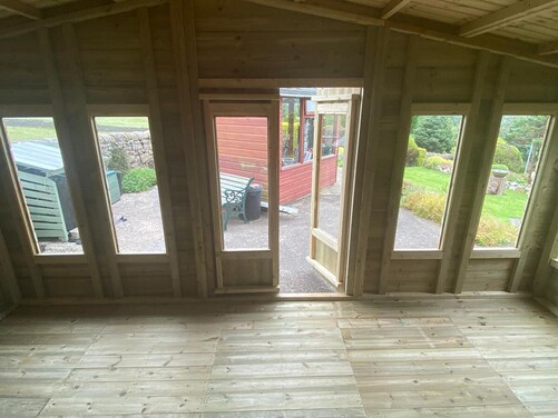 #SHA060 20x10 Apex Summer House Combi